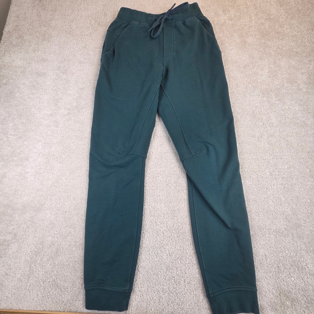 Lululemon‎ City Sweat Jogger Mens XS Forest Green Tapered French Terry Pants